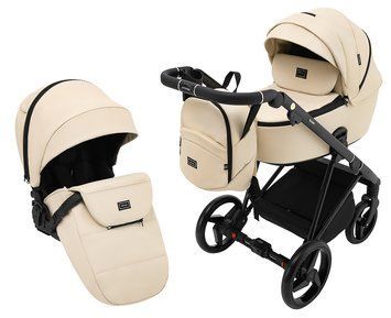 Коляска 2 в 1 Adamex Blanc Eco SA-8 бежевий 1000680711 фото