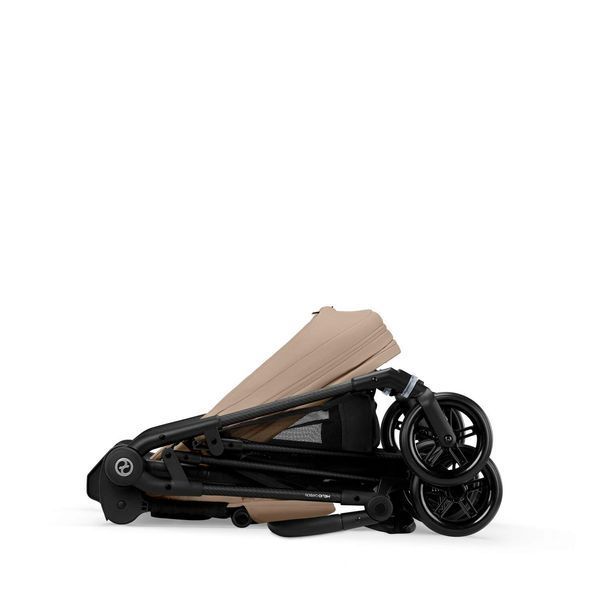 Коляска CYBEX Melio Carbon Almond Beige (з бампером) 525000011 фото