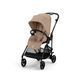 Коляска CYBEX Melio Carbon Almond Beige (з бампером) 525000011 фото 1