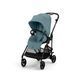Коляска CYBEX Melio Carbon Stormy Blue (з бампером 525000019 фото