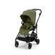 Коляска CYBEX Melio Carbon Moss Green (з бампером) 525000445 фото