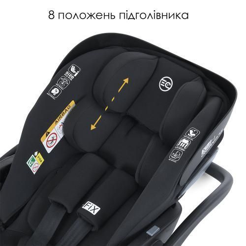 Автокрісло дитяче ME 1110 i-FIX Royal Dark Gray ME 1110 Royal Dark Gray фото