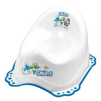 Горщик з антиковзаючим покриттям Maltex The Smurfs Chamber pot with anti slip rubber 1411_37 white (білий) 1000681526 фото