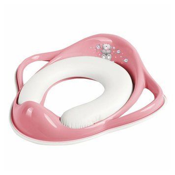 Накладка на унітаз м'яка Maltex Bear Padded toilet trainer seat 6167_42 pink (рожевий) 1000681182 фото