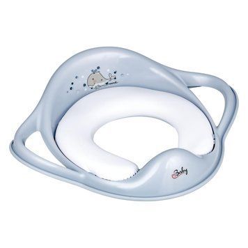 Накладка на унітаз м'яка Maltex Minimal Padded toilet trainer seat - Whale 6130_35 blue (блакитний) 1000681158 фото