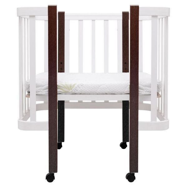 Ліжко Babyroom Місяць LU-1 білий / венге 1000681885 фото