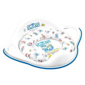 Накладка на унітаз м'яка Maltex The Smurfs Padded toilet trainer seat 1414_37 white (білий) 1000681527 фото