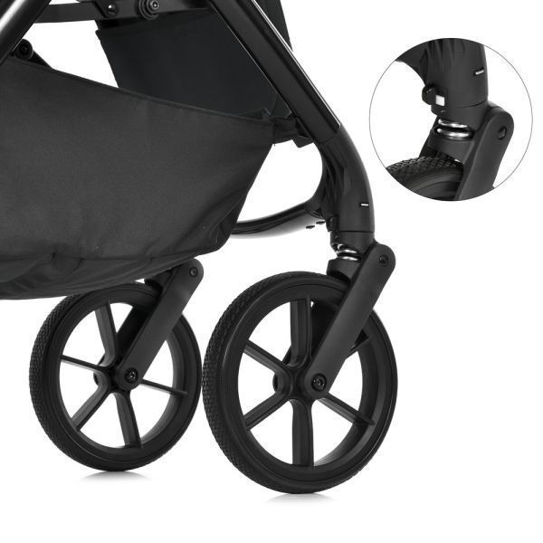 Коляска універсальна 2в1 El Camino CHLOE ME 1191-1 Black 344748 фото