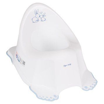 Горщик з антиковзаючим покриттям Tega LITTLE BUNNY Anti slip potty KR-001-103 white (білий) 1000681442 фото