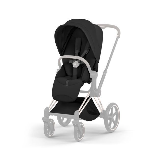 Чохол CYBEX тканинний для прогулянкового блоку Priam Style Sepia Black 526000297 фото