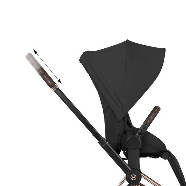 Чохол CYBEX тканинний для прогулянкового блоку Priam Style Sepia Black 526000297 фото