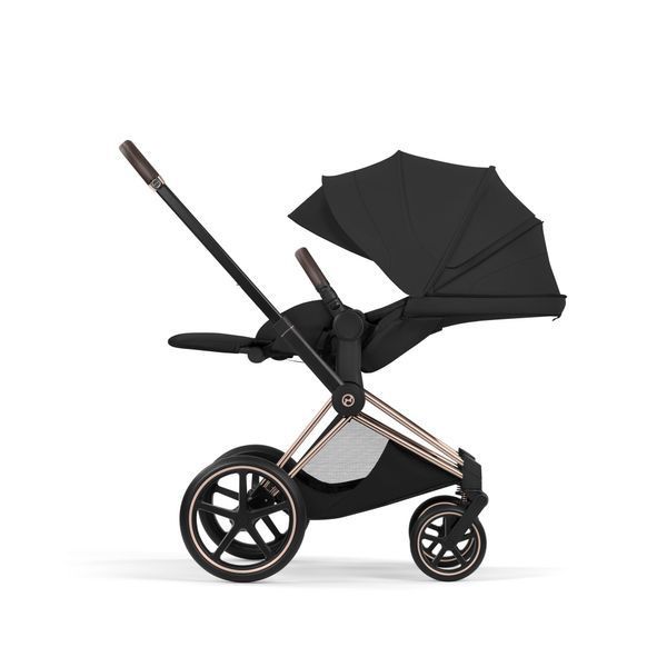 Чохол CYBEX тканинний для прогулянкового блоку Priam Style Sepia Black 526000297 фото
