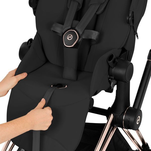 Чохол CYBEX тканинний для прогулянкового блоку Priam Style Sepia Black 526000297 фото