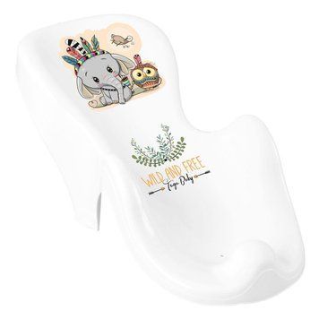 Гірка для купання Tega WILD & FREE Anti-slip baby bath seat LITTLE ELEPHANT DZ-003-103-SŁONIK white / green (білий / зелений) 1000681316 фото