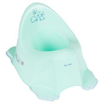 Горщик з антиковзаючим покриттям Tega LITTLE BUNNY Anti slip potty KR-001-105 mint (м'ята) 1000681443 фото