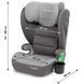 Дитяче автокрісло Kidwell Weston I-Size ISOFIX 100-150см (15-36кг) dark grey 6934 фото 2