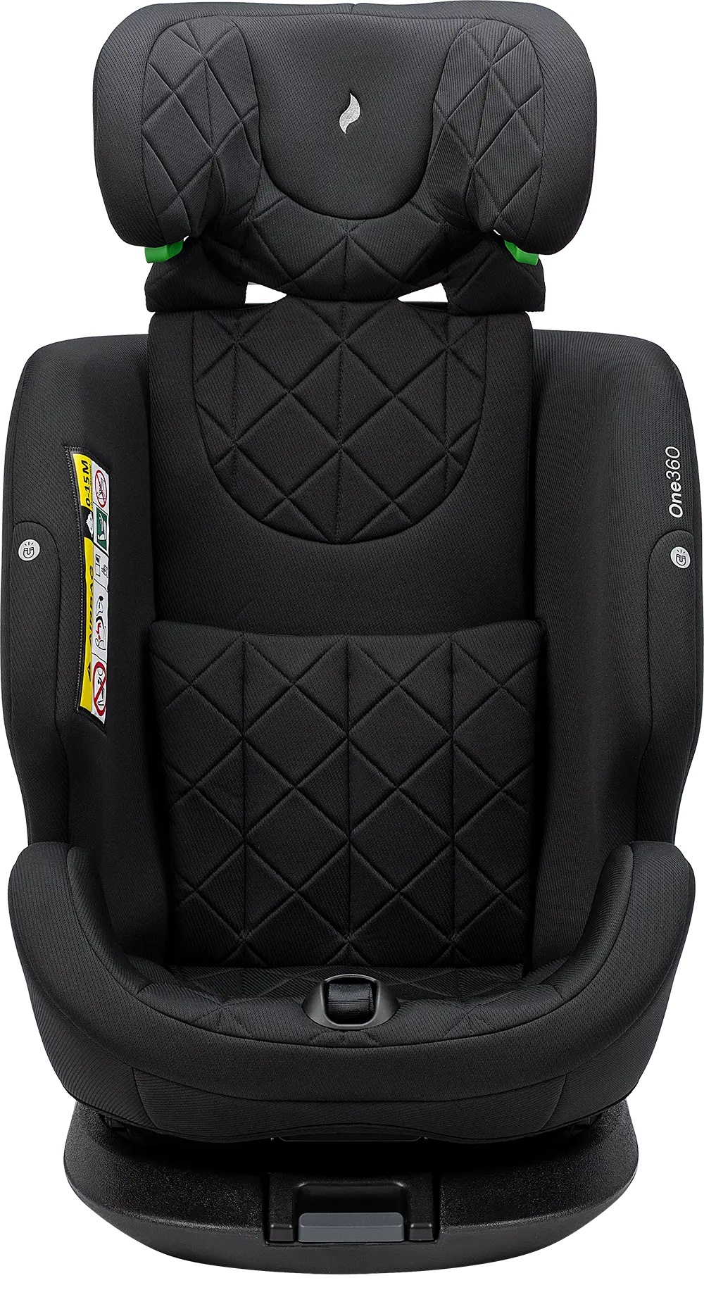 Автокрісло Osann One360 i-Size All Black у режимі бустера зі спинкою